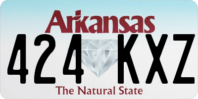AR license plate 424KXZ