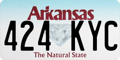 AR license plate 424KYC