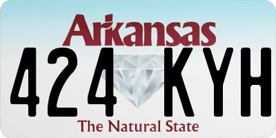 AR license plate 424KYH
