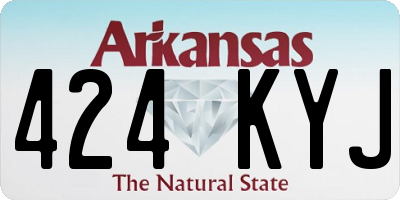 AR license plate 424KYJ