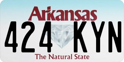 AR license plate 424KYN
