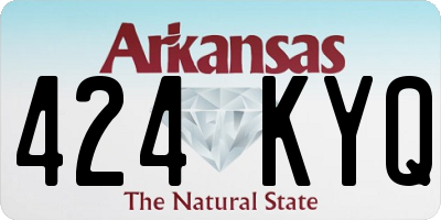 AR license plate 424KYQ