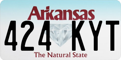 AR license plate 424KYT