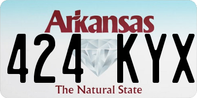 AR license plate 424KYX