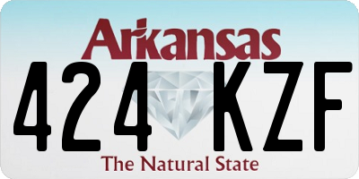 AR license plate 424KZF