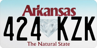 AR license plate 424KZK