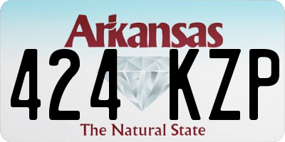 AR license plate 424KZP