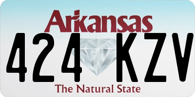 AR license plate 424KZV