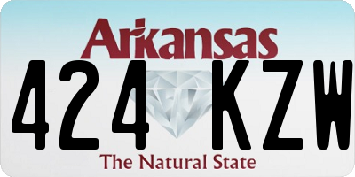 AR license plate 424KZW