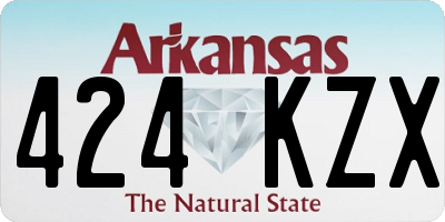AR license plate 424KZX