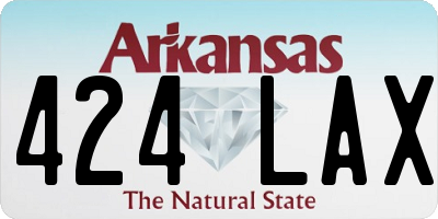 AR license plate 424LAX