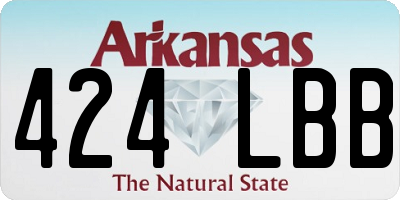 AR license plate 424LBB