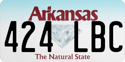 AR license plate 424LBC