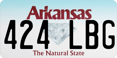 AR license plate 424LBG