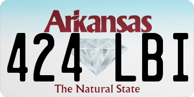 AR license plate 424LBI