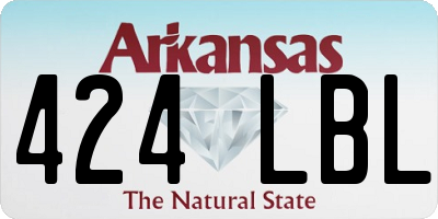AR license plate 424LBL