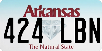 AR license plate 424LBN