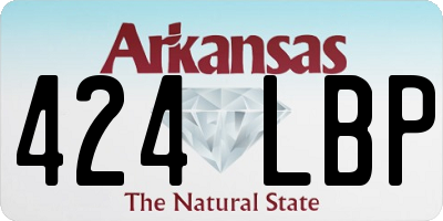 AR license plate 424LBP