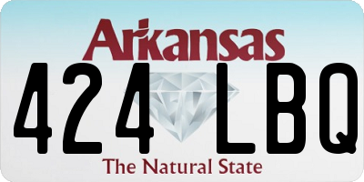 AR license plate 424LBQ