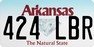 AR license plate 424LBR