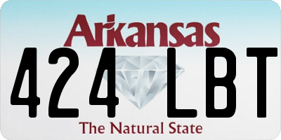 AR license plate 424LBT