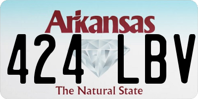 AR license plate 424LBV