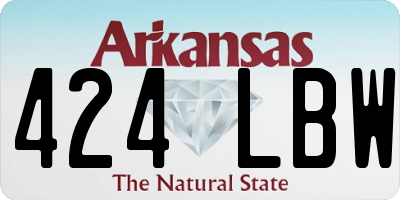 AR license plate 424LBW