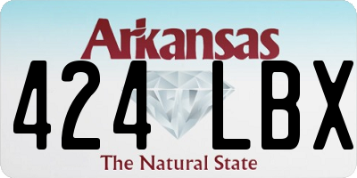 AR license plate 424LBX