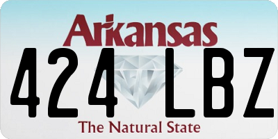 AR license plate 424LBZ