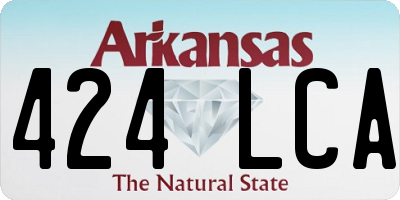 AR license plate 424LCA