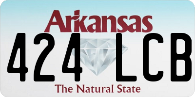 AR license plate 424LCB