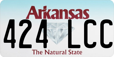 AR license plate 424LCC