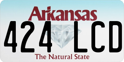 AR license plate 424LCD