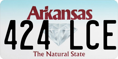 AR license plate 424LCE