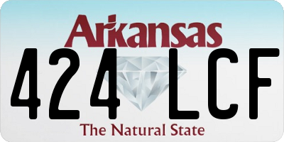 AR license plate 424LCF