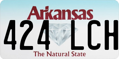 AR license plate 424LCH