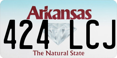 AR license plate 424LCJ