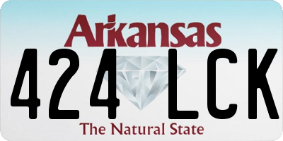 AR license plate 424LCK