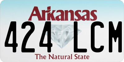 AR license plate 424LCM