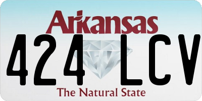 AR license plate 424LCV