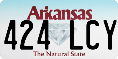 AR license plate 424LCY