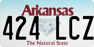 AR license plate 424LCZ