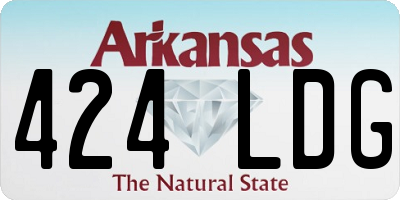 AR license plate 424LDG