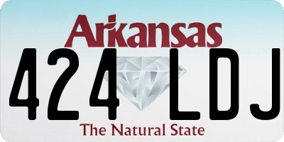AR license plate 424LDJ