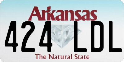 AR license plate 424LDL