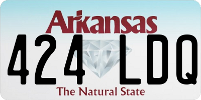 AR license plate 424LDQ