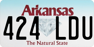 AR license plate 424LDU