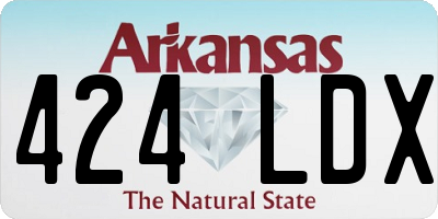 AR license plate 424LDX