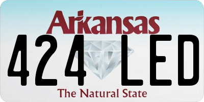 AR license plate 424LED