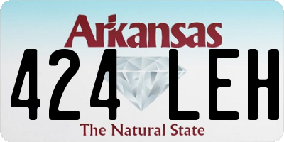 AR license plate 424LEH